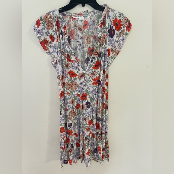 Veronica Beard Zee Tiered Floral-Print Dress - Picture 6 of 9